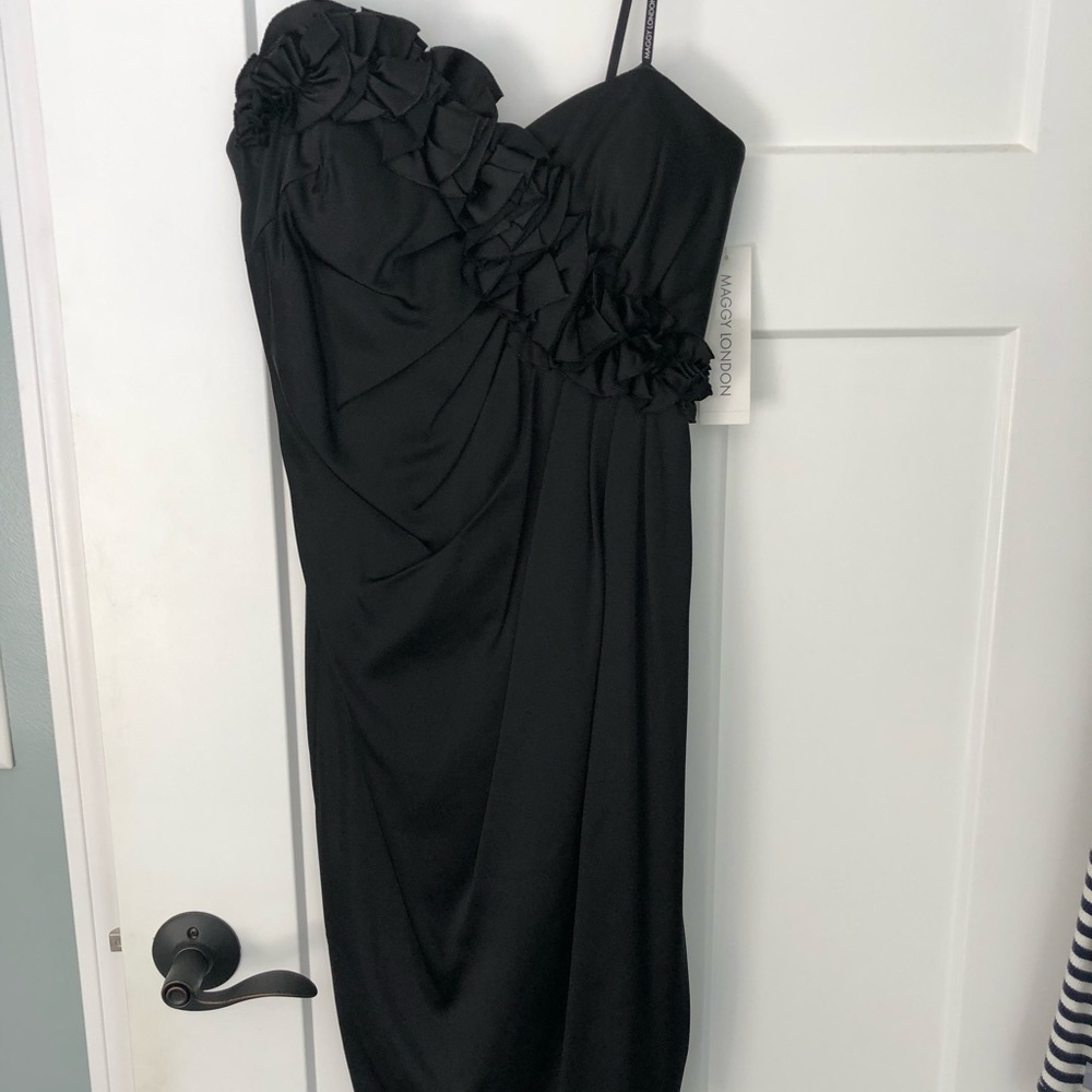 Maggy London black Strapless dress